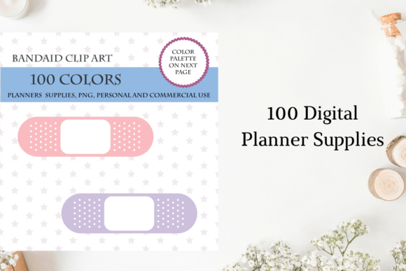 100 Band Aid Clipart, Medical Clipart: A Versatile Resource for Creative and Professional Use