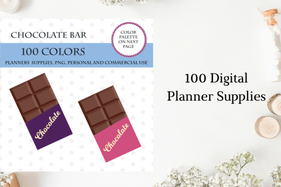 100 Chocolate Bar Clipart, Sweetness: A Versatile Visual Resource for Creators and Businesses