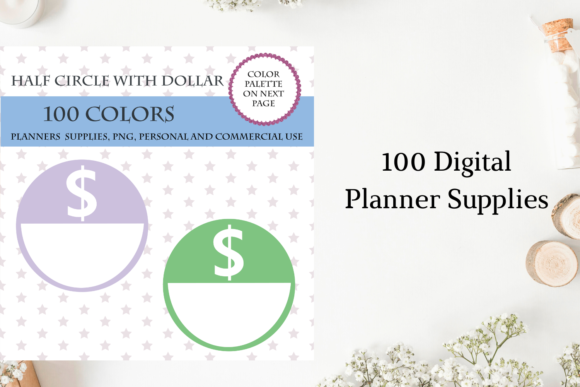 100 Half Circle with Dollar Clipart: A Versatile Visual Asset for Designers and Creators