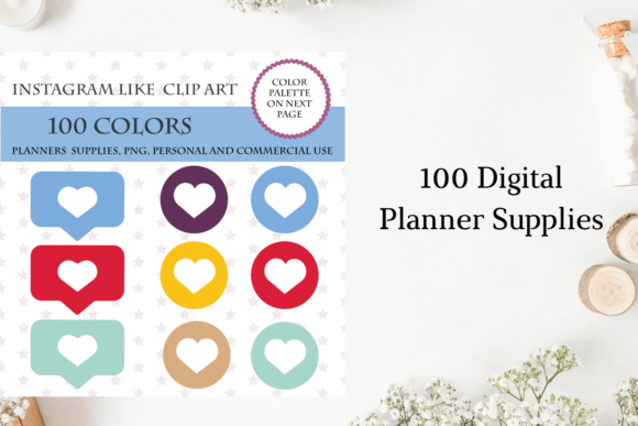 100 Instagram Likes Cliparts