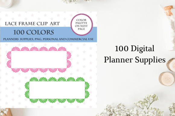 100 Lace Frame Clipart for Creative Projects