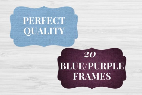 Blue Linen Frames and Labels: A Professional’s Guide to High-Quality Graphic Assets