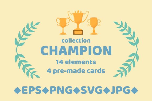 CHAMPION Collection of Vector Clip Art