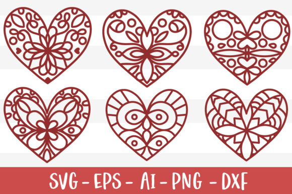 Decorative Hearts for Creative Projects