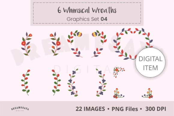Decorative Wreaths and Laurels Clipart: A Creative Resource for Designers and Content Creators