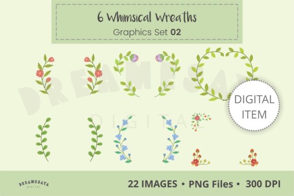 Decorative Wreaths Clipart