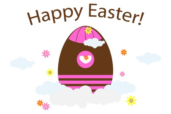 Easter Decorative Happy Easter Day Font