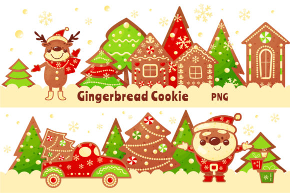 Gingerbread Cookie Clipart PNG 25: A Digital Asset for Holiday Creativity