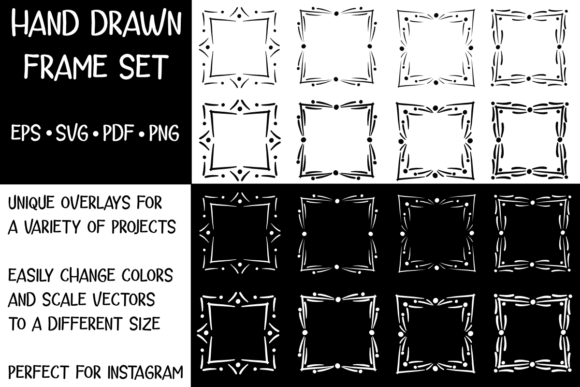 Hand Drawn Dot Frames: A Versatile Tool for Modern Creativity