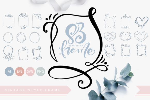 Hand Drawn Vintage Frames: A Versatile Design Resource for Creative Projects