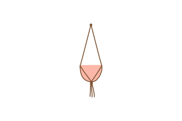 Hygge Hanging Pots with Macrame