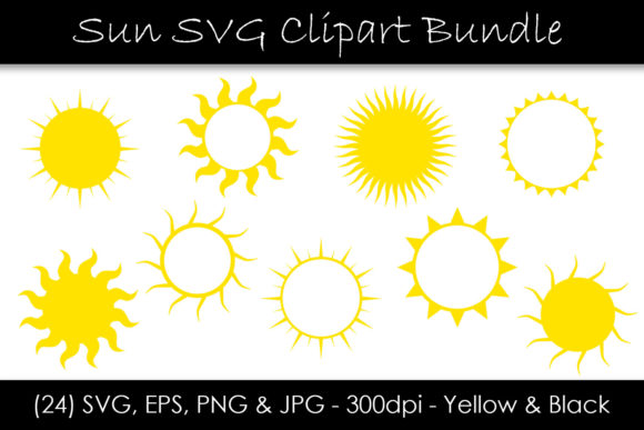 Sun Bundle - Sun Shape Clip Art: A Practical Guide for Creative and Professional Use