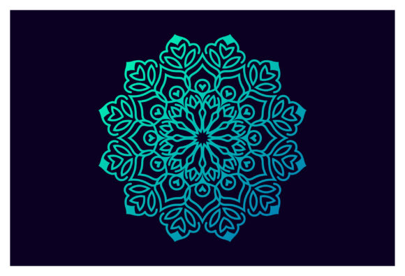 Vintage Flower Mandala Decorative