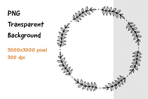 Wreath Frame Black and White -11: A Versatile Tool for Creative Projects